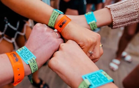 RFID wristbands are used in marketing