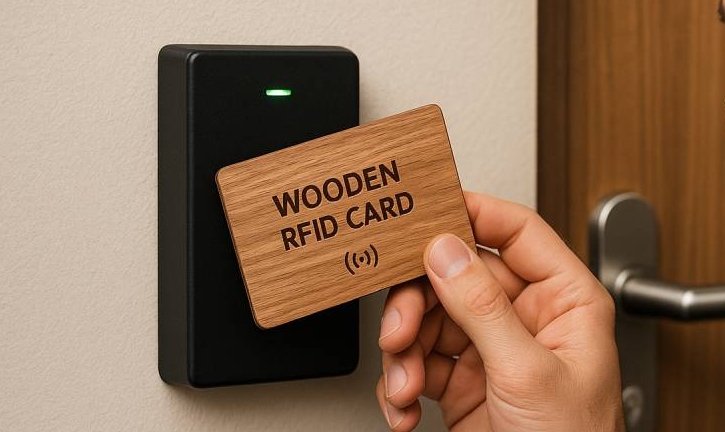 Eco-Friendly and Sustainable Materials Wooden Card