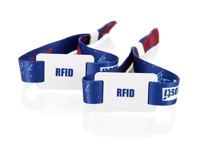 RFID fabric wristband