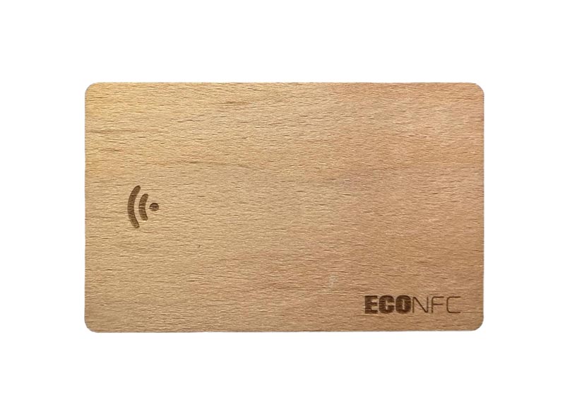 Eco Friendly Wooden RFID Hotel Key Card Wood NFC Card for Hotels