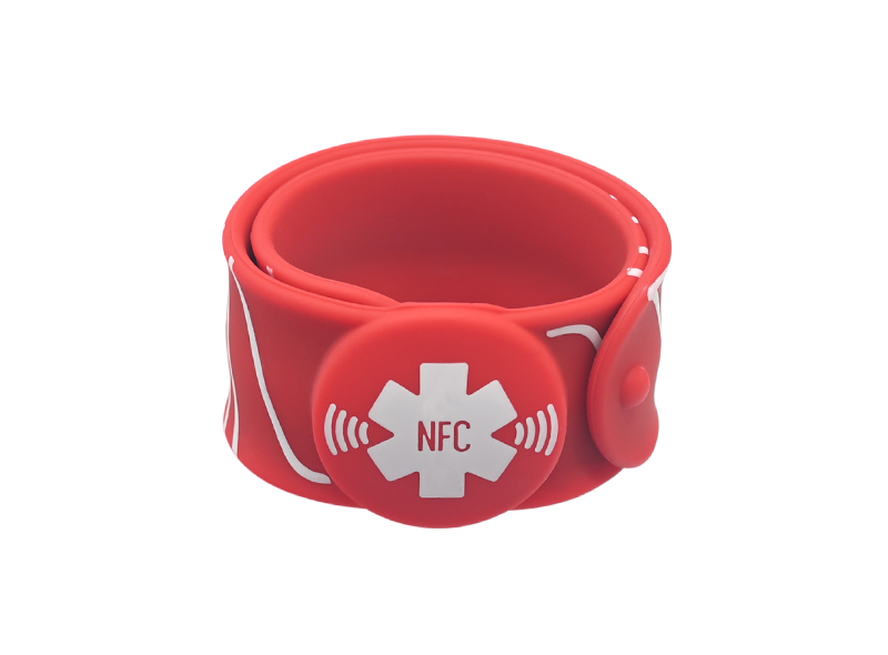Printable NFC Silicone Slap Snap Bracelets RFID Wristband Printable NFC Silicone Slap Snap Bracelets RFID Wristband
